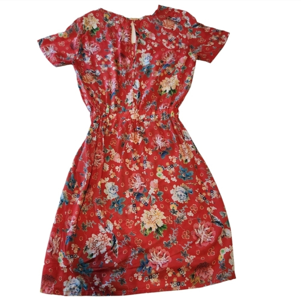 Le Fee Maraboutee Women's Floral Retro Boho Mini Dress - Picture 2 of 11
